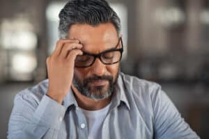 Man considering Ppanic disorder therapy in Kenosha, WI